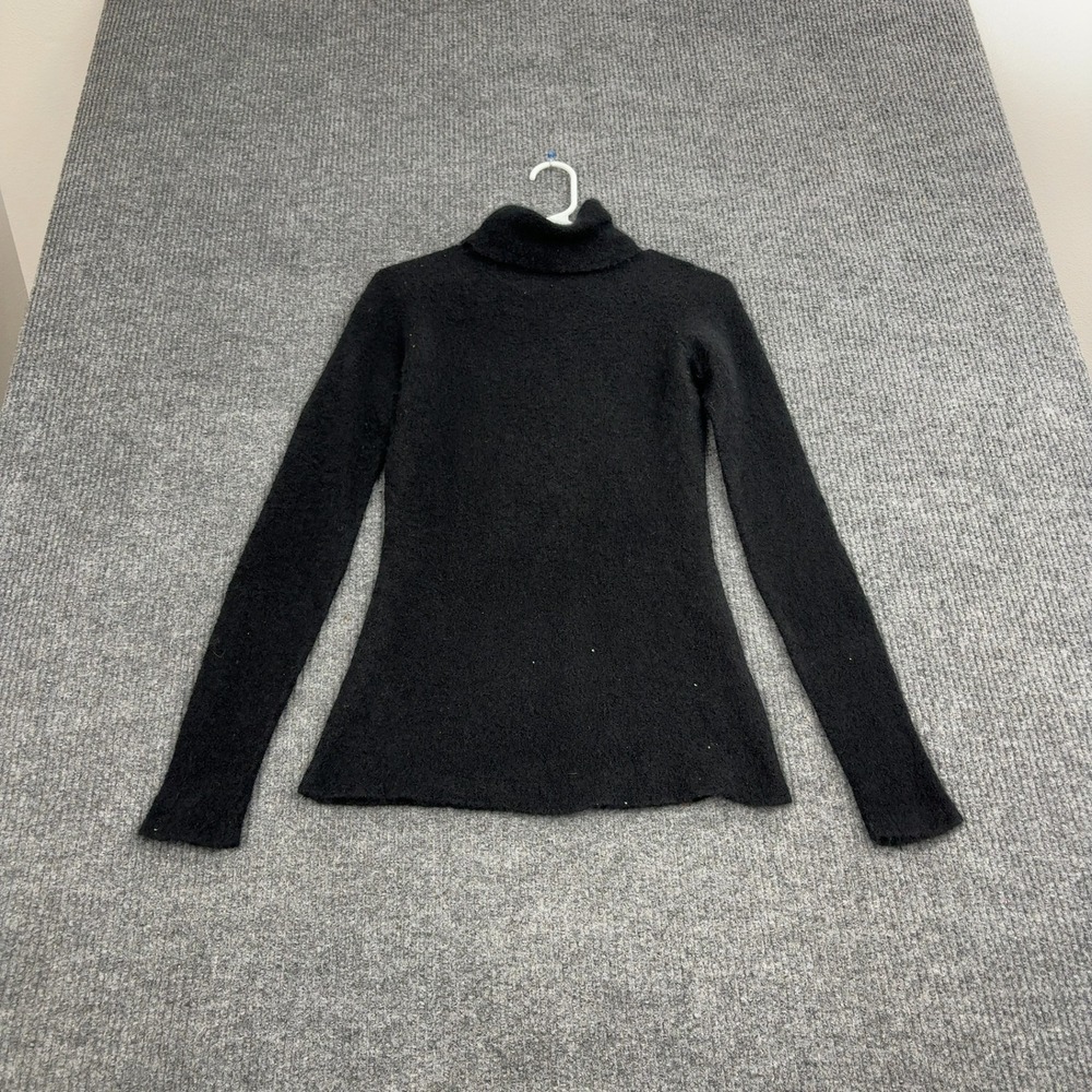 The Row Sweater Womens XS Black Turtleneck Knit Made in Italy Luxury Cashmere